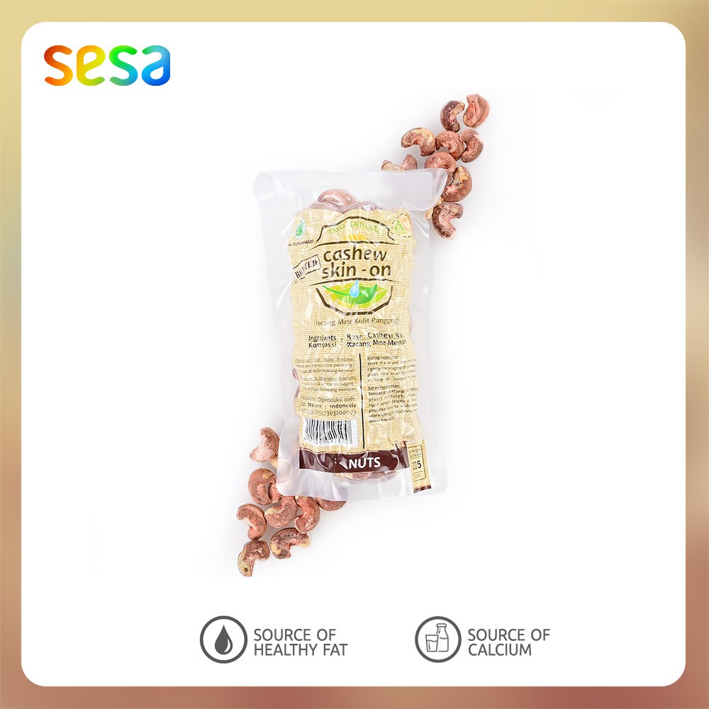 

TRIO NATURAL Roasted Cashew Skin On 225gr - Kacang Mede