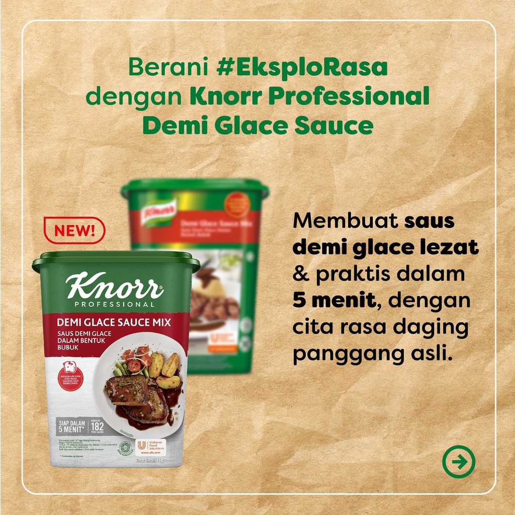 Knoor Knorr Demi Glace Demiglace Sauce 1 kg 1kg 1000 gr gram G 1000gr