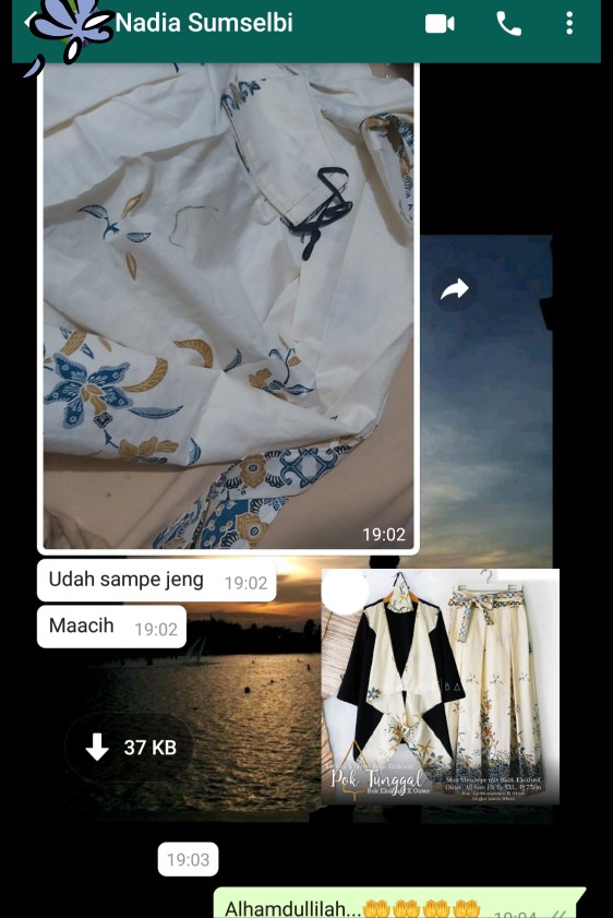 Setelan Batik Wanita Terbaru Dewasa Remaja Modern Kekinian Set Outer Rok Pok Tunggal By Svj