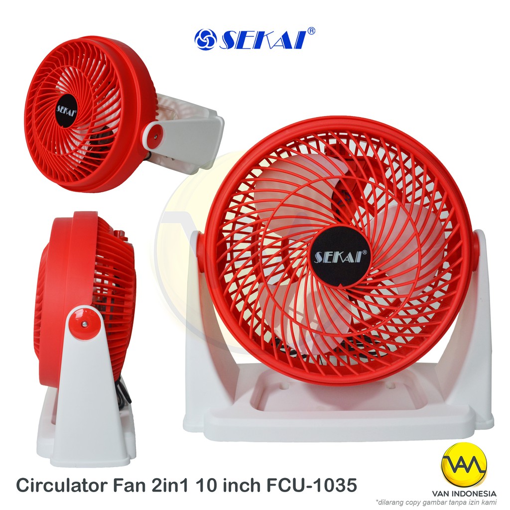 Kipas Angin Duduk 10 Inch Sekai Air Circulator Fan Fcu 1035 Shopee Indonesia