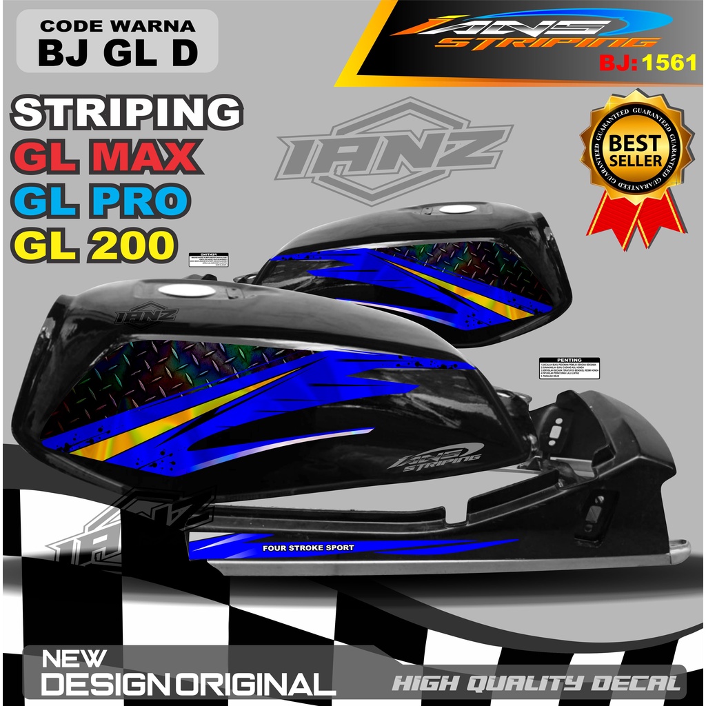 COSTUM STRIPING GL MAX VARIASI HOLOGRAM / STRIPING GL PRO MAX VARIASI HOLOGRAM / STRIPING GL