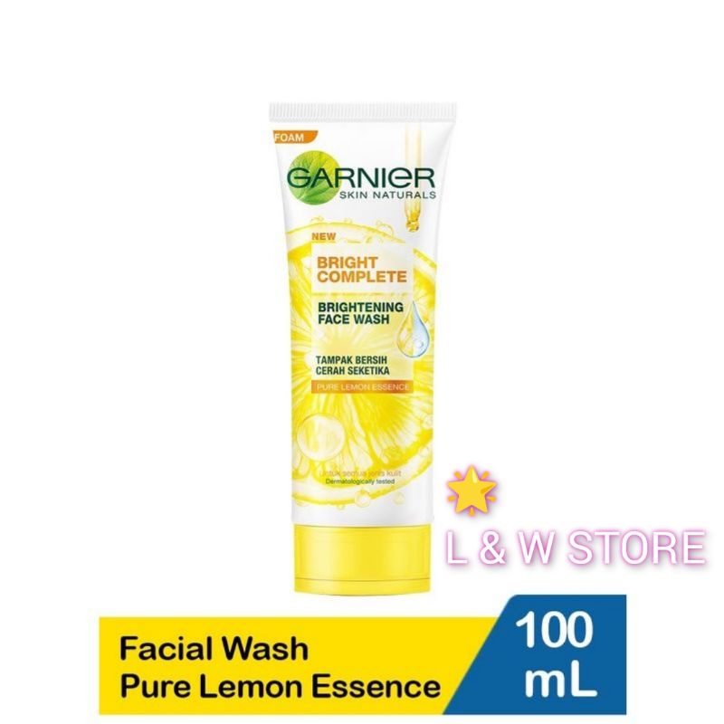 Garnier Bright Complete White Speed Brightening Cleanser Facial Foam