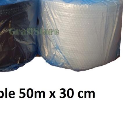 

bubble wrap 50 m x 30 cm / bubblewrap plastik bubble - Bening