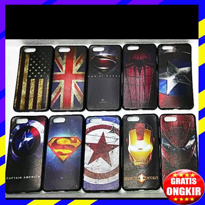 ACC HP REALME 3 PRO CASE KARAKTER SUPERHERO REALME 3 PRO SOFTCASE