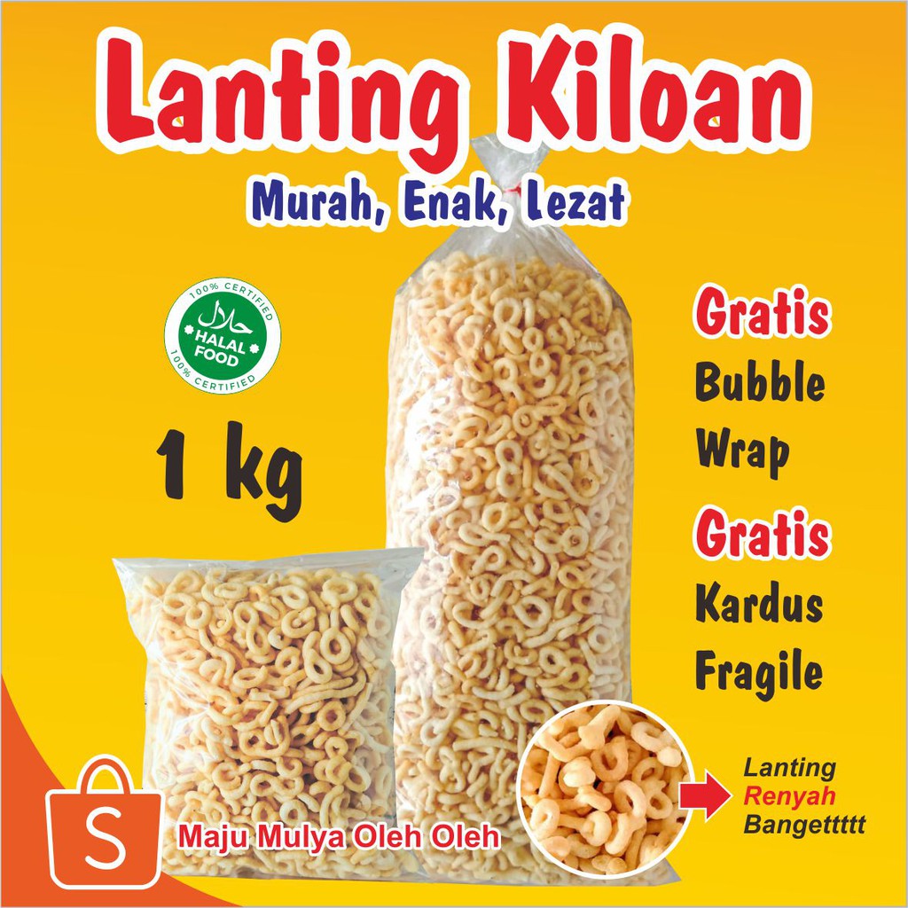 

LANTING KEBUMEN BUMBU 1 KG MURAH RASA BAWANG PEDAS MANIS LANTING SINGKONG GETUK KILOAN MERAH PUTIH