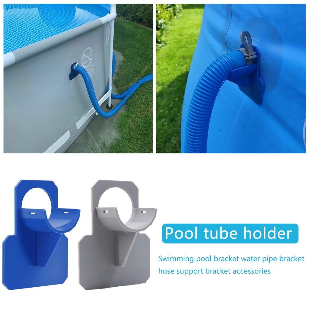 Bracket Plastik Pool Hose Holder Untuk Selang Diameter 30-38 mm Penyangga Selang Alat Kolam Taman