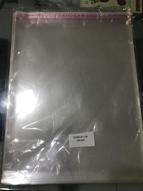Plastik Opp Single Seal 21x23~21,5x23 | 33 Micron