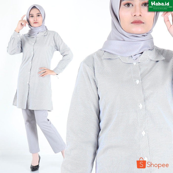 ATASAN WANITA LAILA TUNIK - GREY