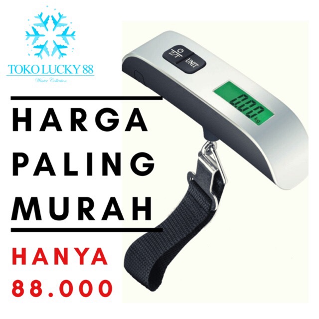 IMPORT Digital Scale Timbangan Tas Koper Digital Travel Portable Scale Luggage