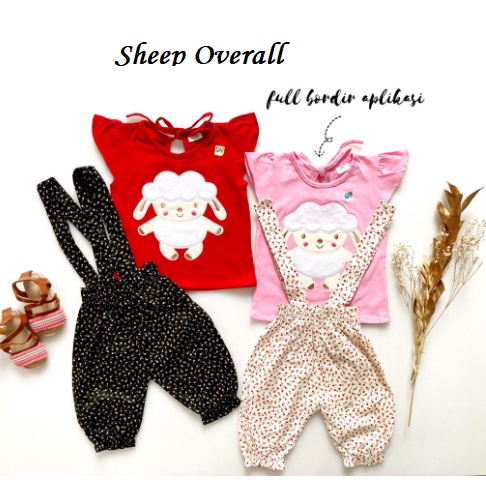 Sheep Baju Setelan Jumper Pergi Lucu Fashion Anak Bayi Perempuan Cewek Terlaris Lucu Murah CBKS FBS