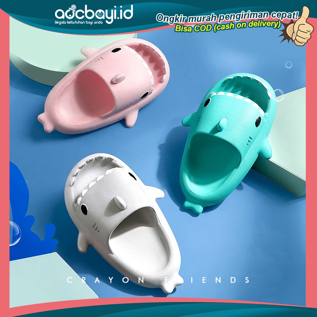 PROMO 10.10 PUNCAK ☀ACCBAYI☀ SA0007 SANDEL Sandal Baby Shark / Sandal Hiu / Sandal Anak Lucu / Sandal Import ANAK BAYI