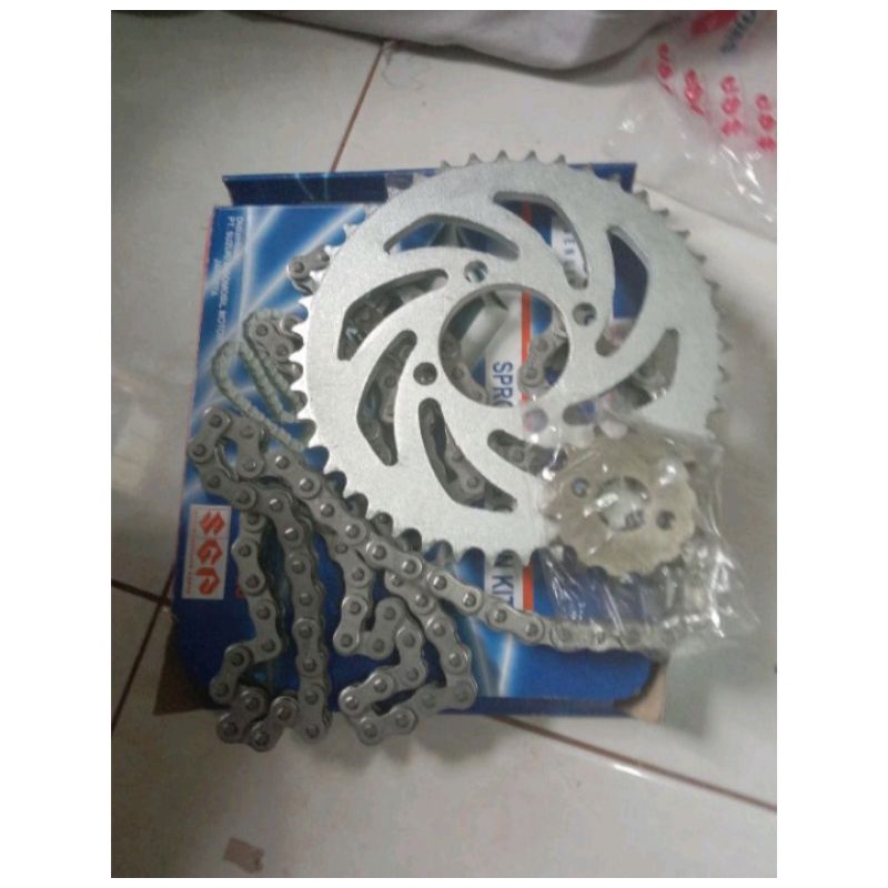 gear set Satria Fu karbu komplit