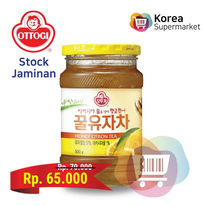

Ottogi Honey Citron Tea 500g/Teh Jeruk Madu korea Asli Korea