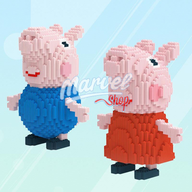 XIZAI Mini Blocks Peppa Pig