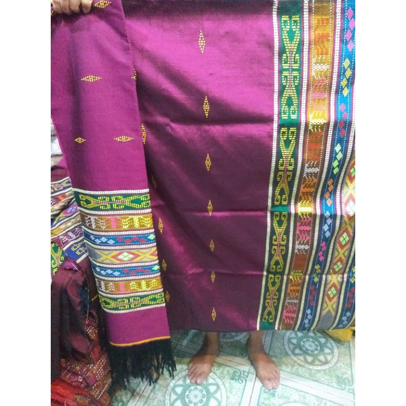 Songket semi sutra hongkong