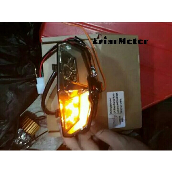 Lampu Rem Lampu Belakang Xabre Vixion Stop Lamp Stoplamp LED New + Sen Sein Yamaha XABRE VIXION High Quality Keluaran Terbaru