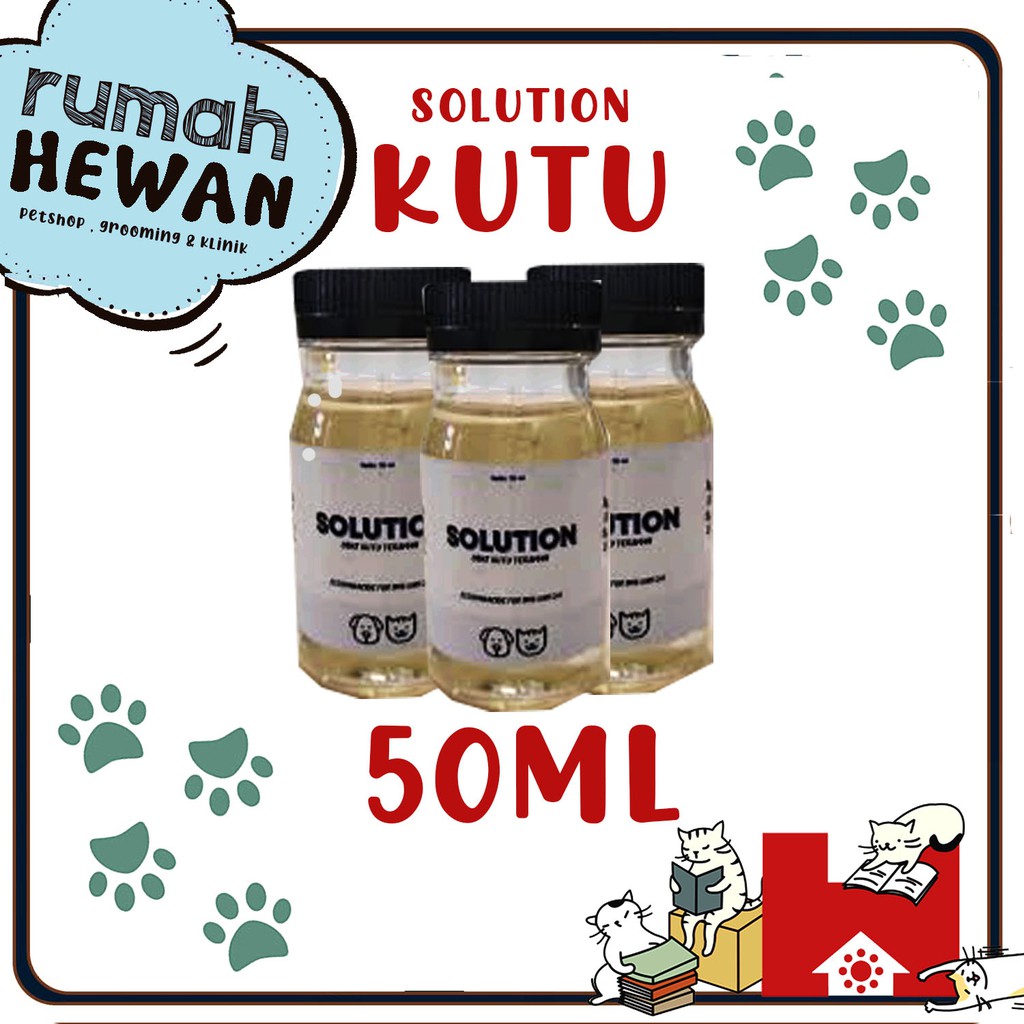 Promo OBAT KUTU SOLUTION 50ML UNTUK GROOMING