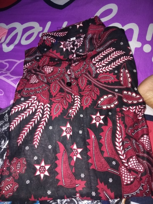 Bswart Batik Hrb026 Kenongo Hem Pendek Padi Pekalongan M L Xl Xxl Batik Pria Murah Terlaris