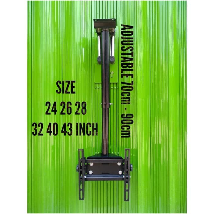 BRACKET TV GANTUNG PLAFON 43 40 32 28 24 INCH SUPER PREMIUM MODEL ori