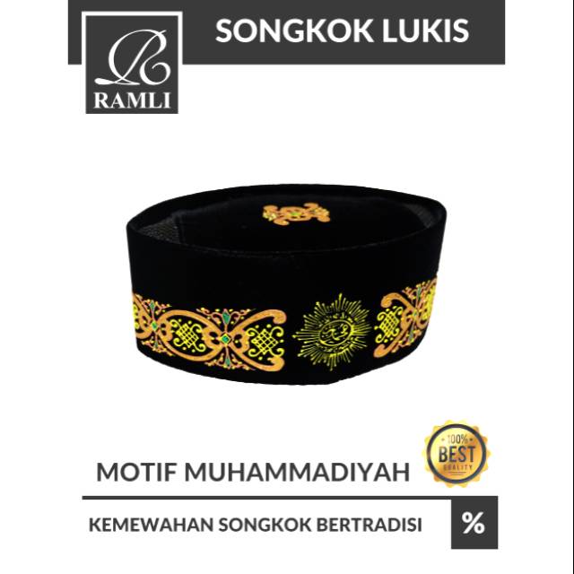 

Songkok Lukis Muhammadiyah Motif Warna Kuning