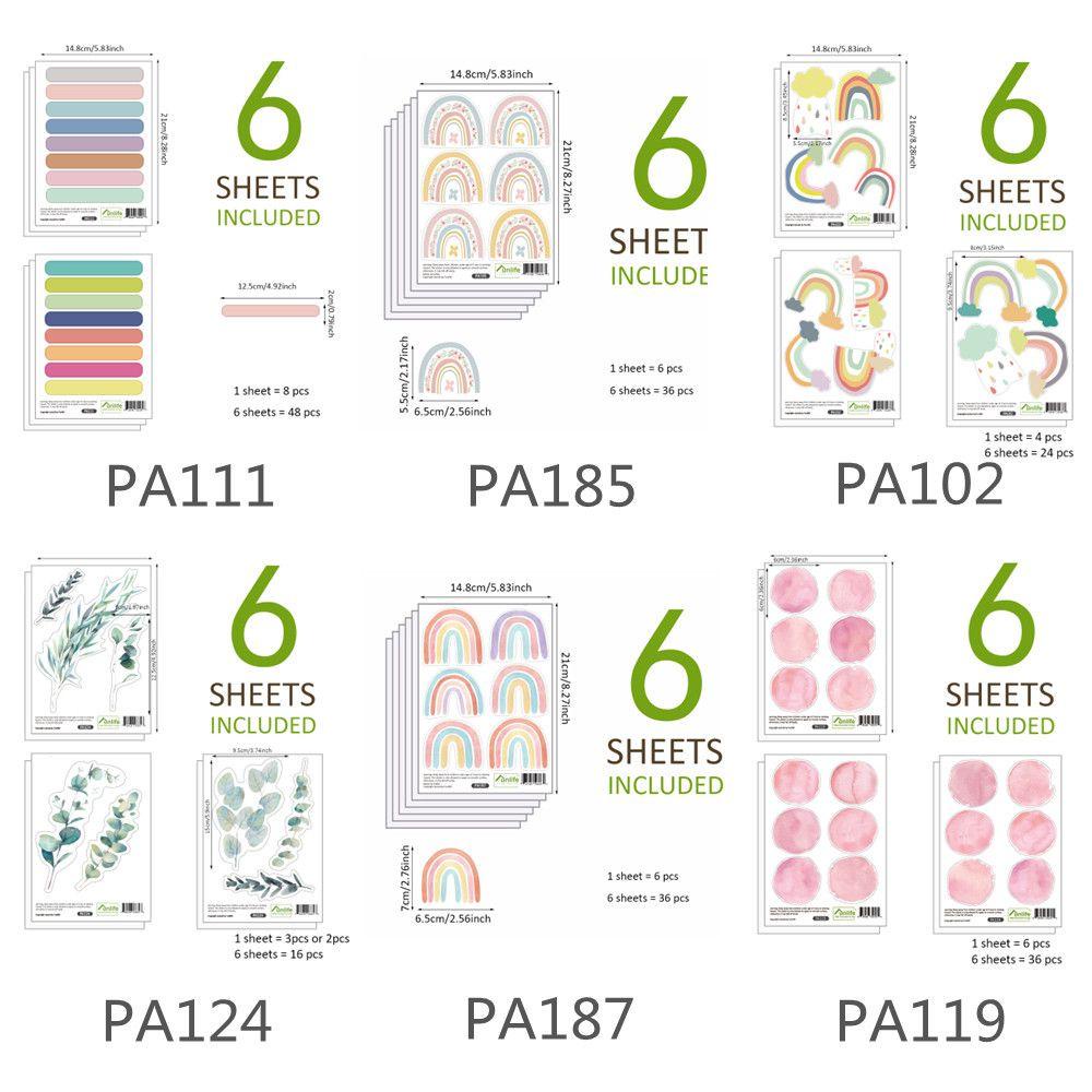 Chookyy Wall Art Stiker Mural Cewek Cowok Dekorasi Rumah Hati Pelangi Ruang Tamu