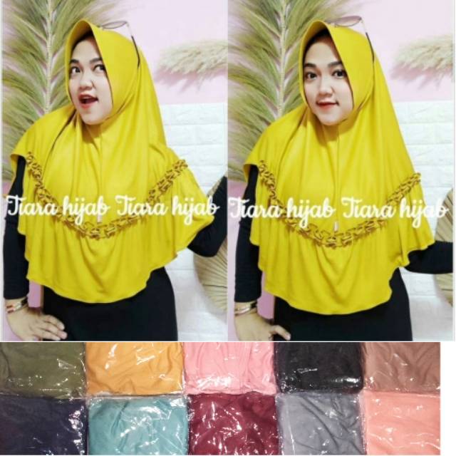 [COD] Jilbab Instan Hijab Tiara / Bergo Tiara / Jilbab Instan
