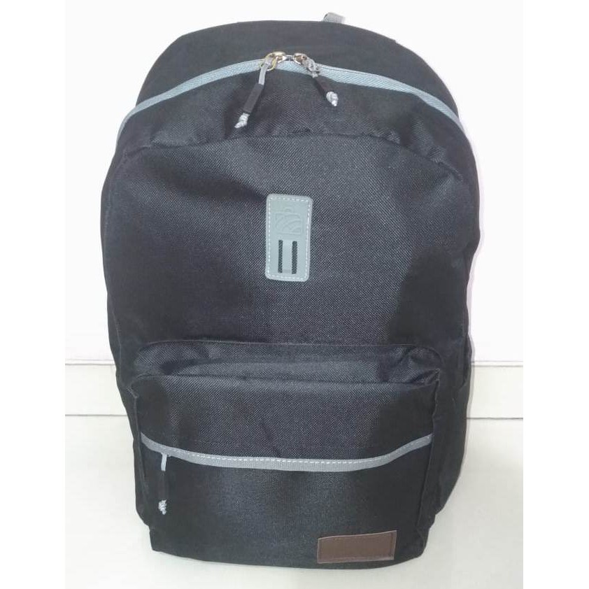 HOJA Tas Ransel Backpack Laptop Sekolah Murah + Raincover - VL4 Black