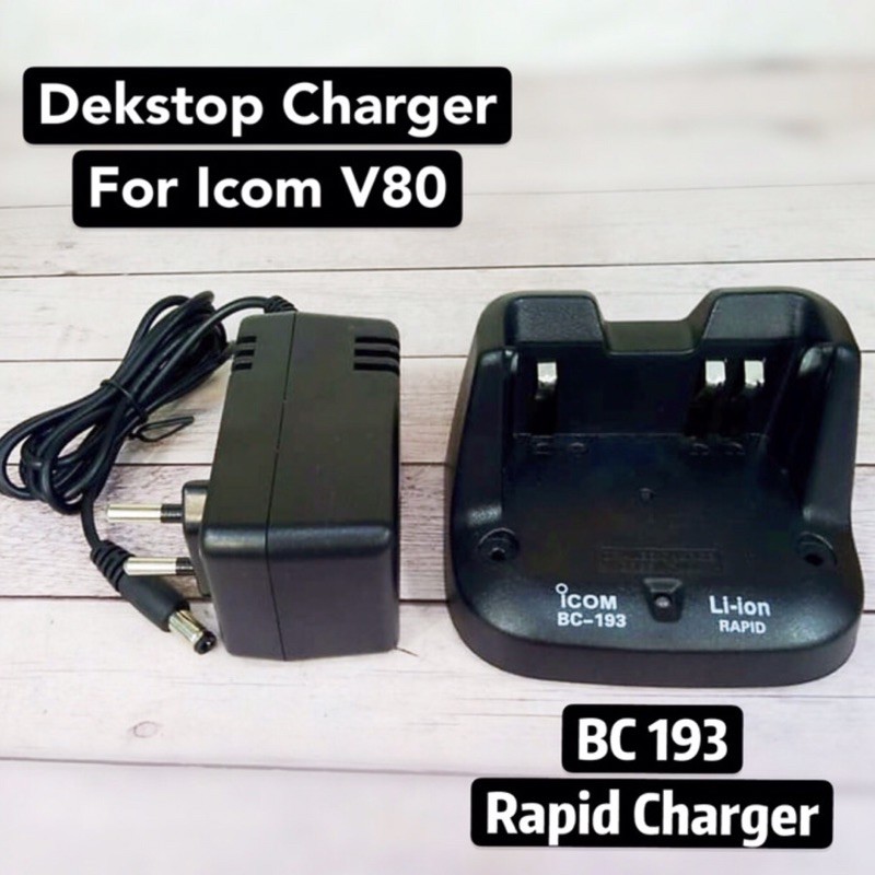 charger ht icom v80 / desktop charger bc 193