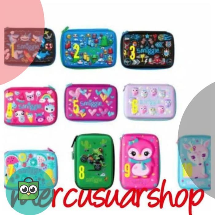 

SMIGGLE HARD TOP PENCIL CASE ORGANIZER / KOTAK PENSIL SMIGGLE