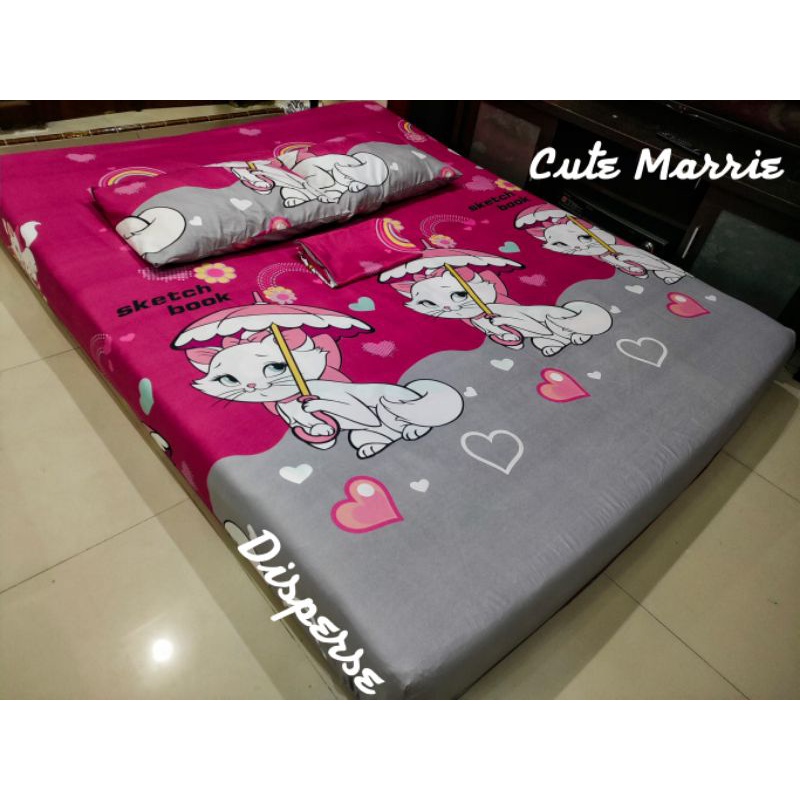 sprei murah sprei homemade | motif bestseller | motif terbaru | sprei motif kucing | sprei murah gro