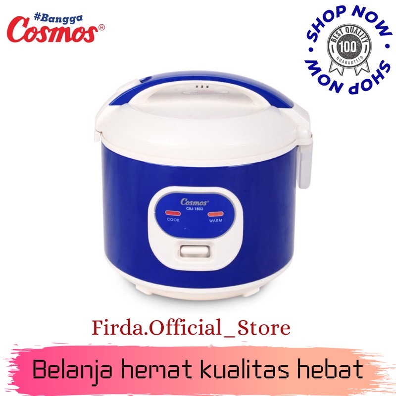 MAGIC COM / RICE COOKER COSMOS CRJ1803 / CRJ-1803 / CRJ 1803 [1.2 LITER] 100% ORI