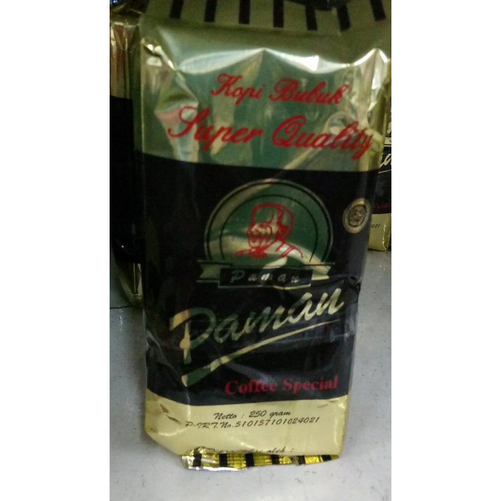 

Kopi Bubuk Hitam Nikmat Asli Cap Paman Jambi 250gr