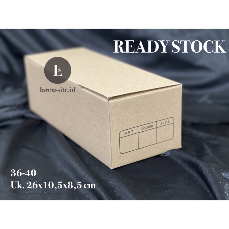 

Kardus sepatu / Dus sendal / Box sepatu 36-40