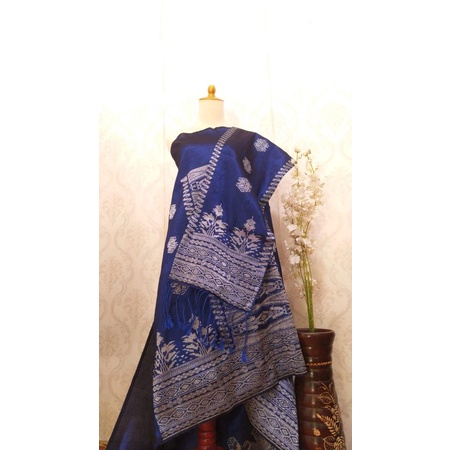 songket silungkang full kristal premium