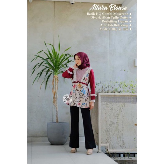 ALLURA atasan batik wanita modern kekinian