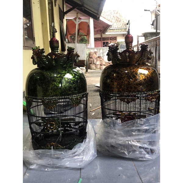 SANGKAR BURUNG PERKUTUT BARONG // AMSTRAK // MAHKOTA // MAHKOTA MERAK KHUSUS GOJEK