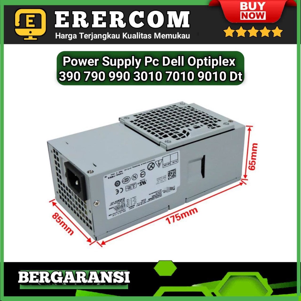 Psu Power Supply Pc Dell Optiplex 790 tipe Mini Tower dan masuk ke tipe dell Mini Tower lainnya