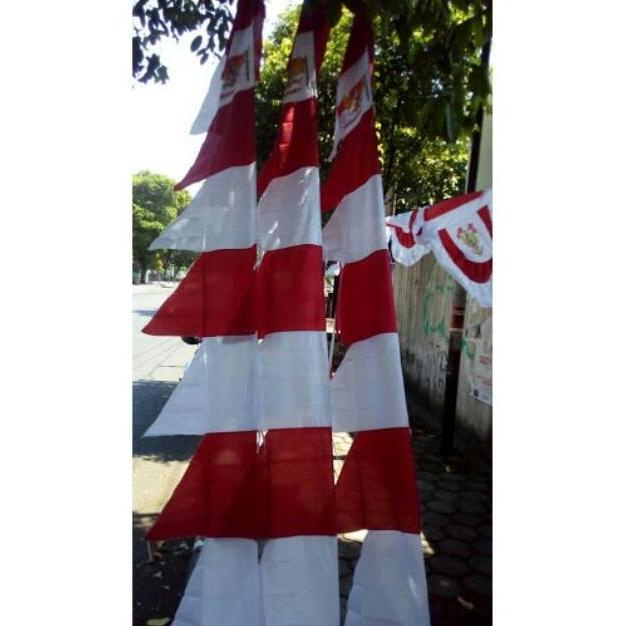 umbul-umbul merah putih sablon garuda bendera umbul-umbul