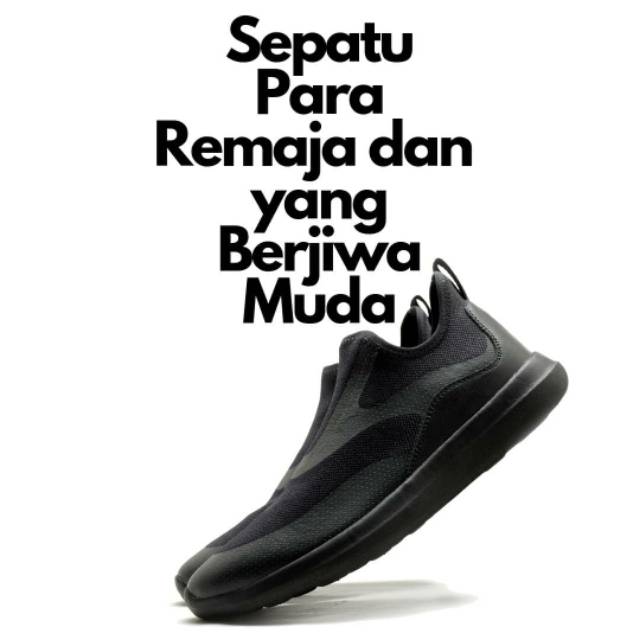 Sepatu Brodo Raijin Full Black