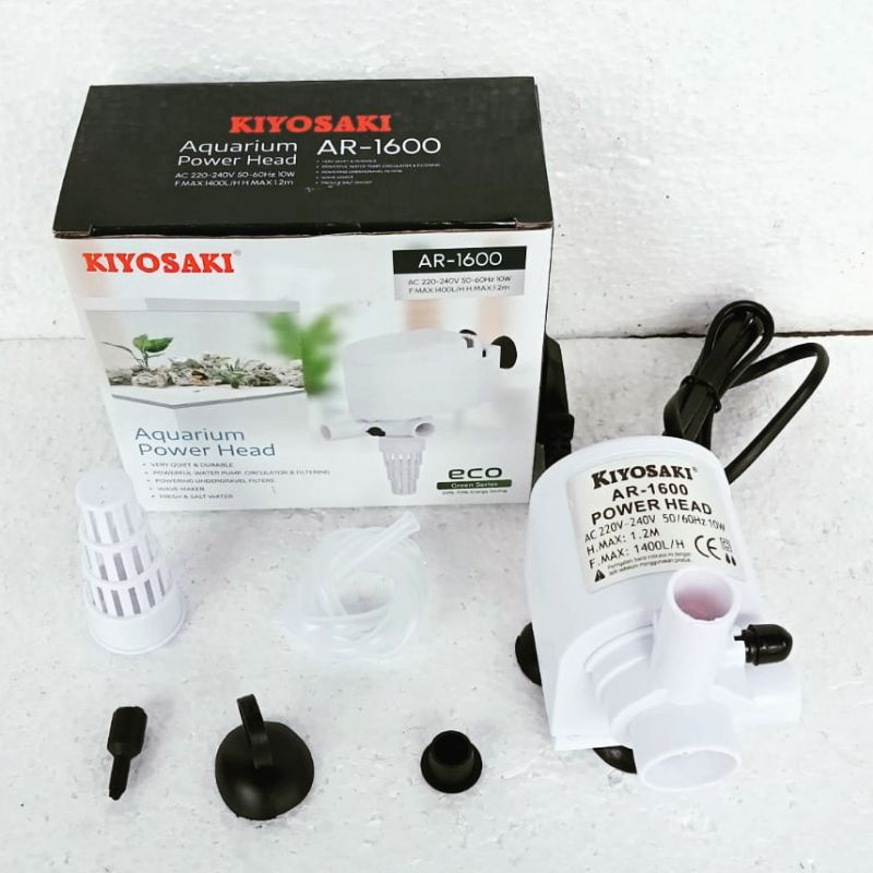 Power head kiyosaki AR 1600 filter celup air aquarium PH mesin water pump