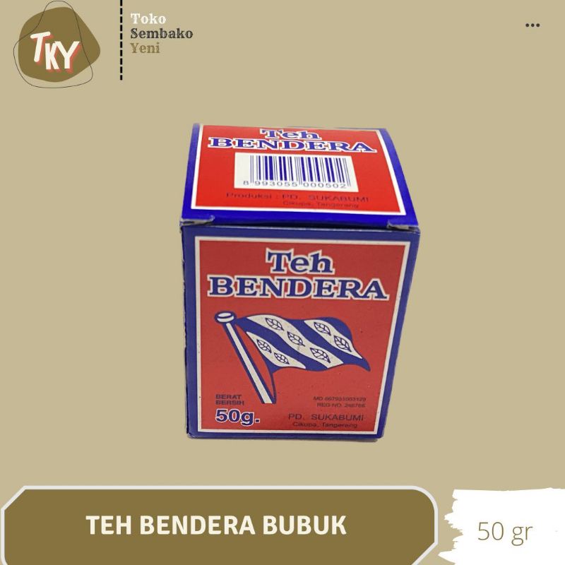 

Teh Bendera Bubuk 50 gram