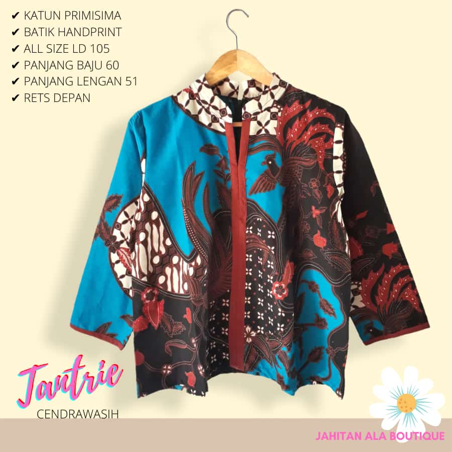 Blus tantri batik solo atasan kerja