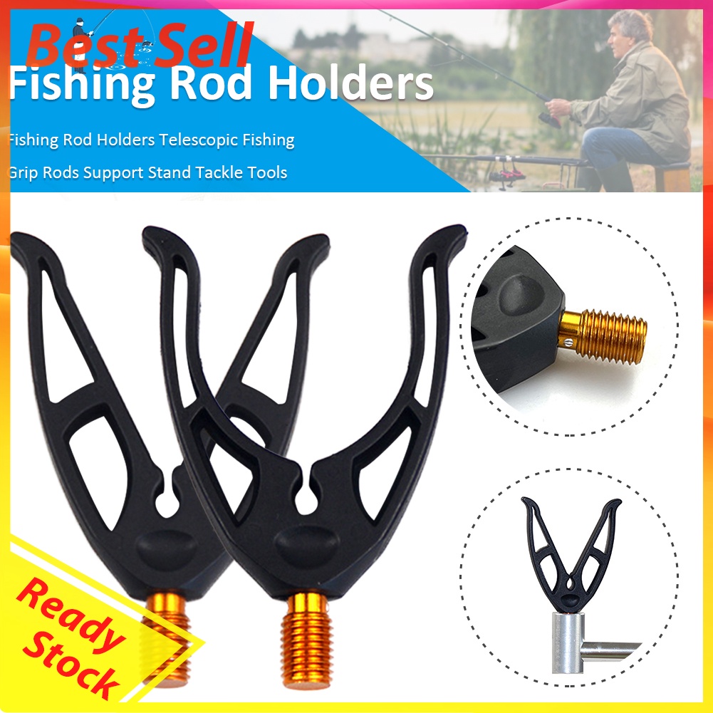 Fishing Rod Holders Telescopic Fishing Grip Rods Support Stand Tackle Tools