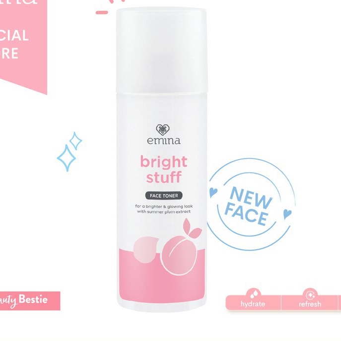 Jual Emina Bright Stuff Face Toner 50ml | Shopee Indonesia