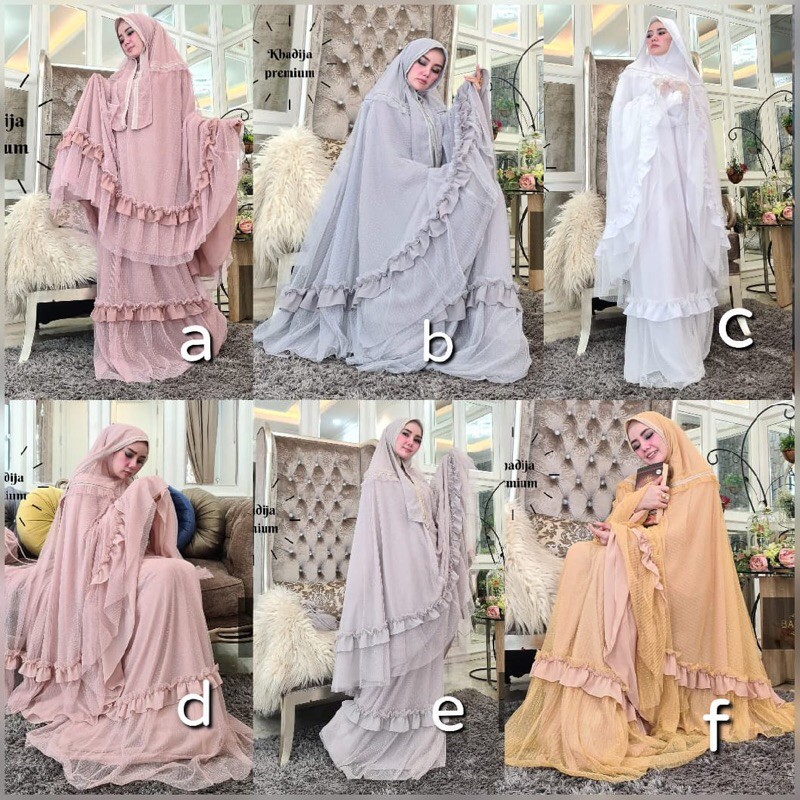Mukena Khadija Premium by Baenetta