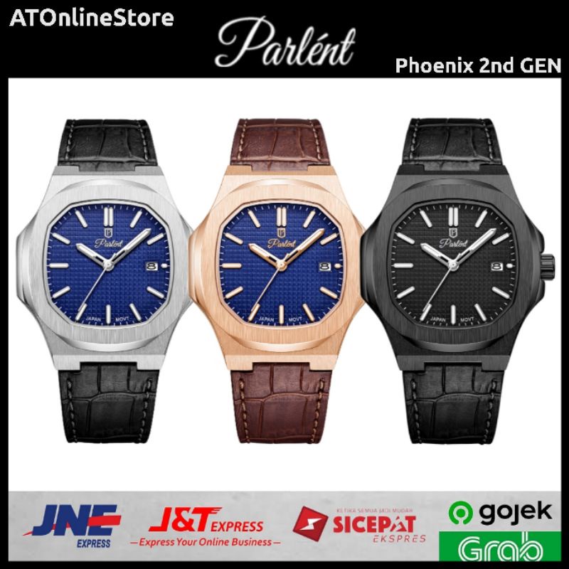 Jam Tangan Pria Parlent Phoenix 2nd Generation ORIGINAL Garansi Resmi