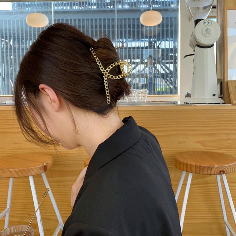Jepit Rambut Minimalis Bahan Metal Gaya Korea Untuk Wanita