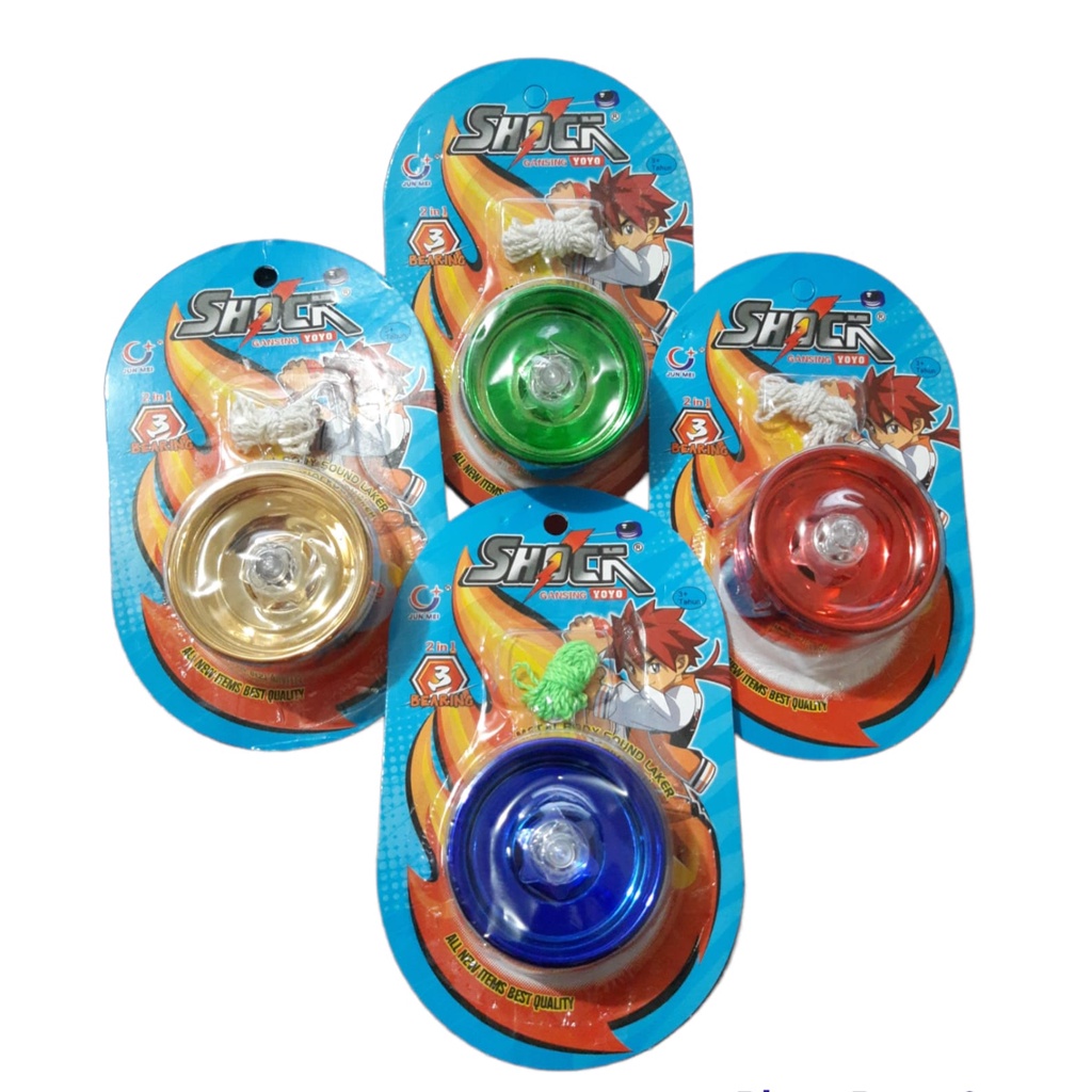 MAINAN YOYO 2IN1 SHOCK 3 BEARING GANGSING YOYO