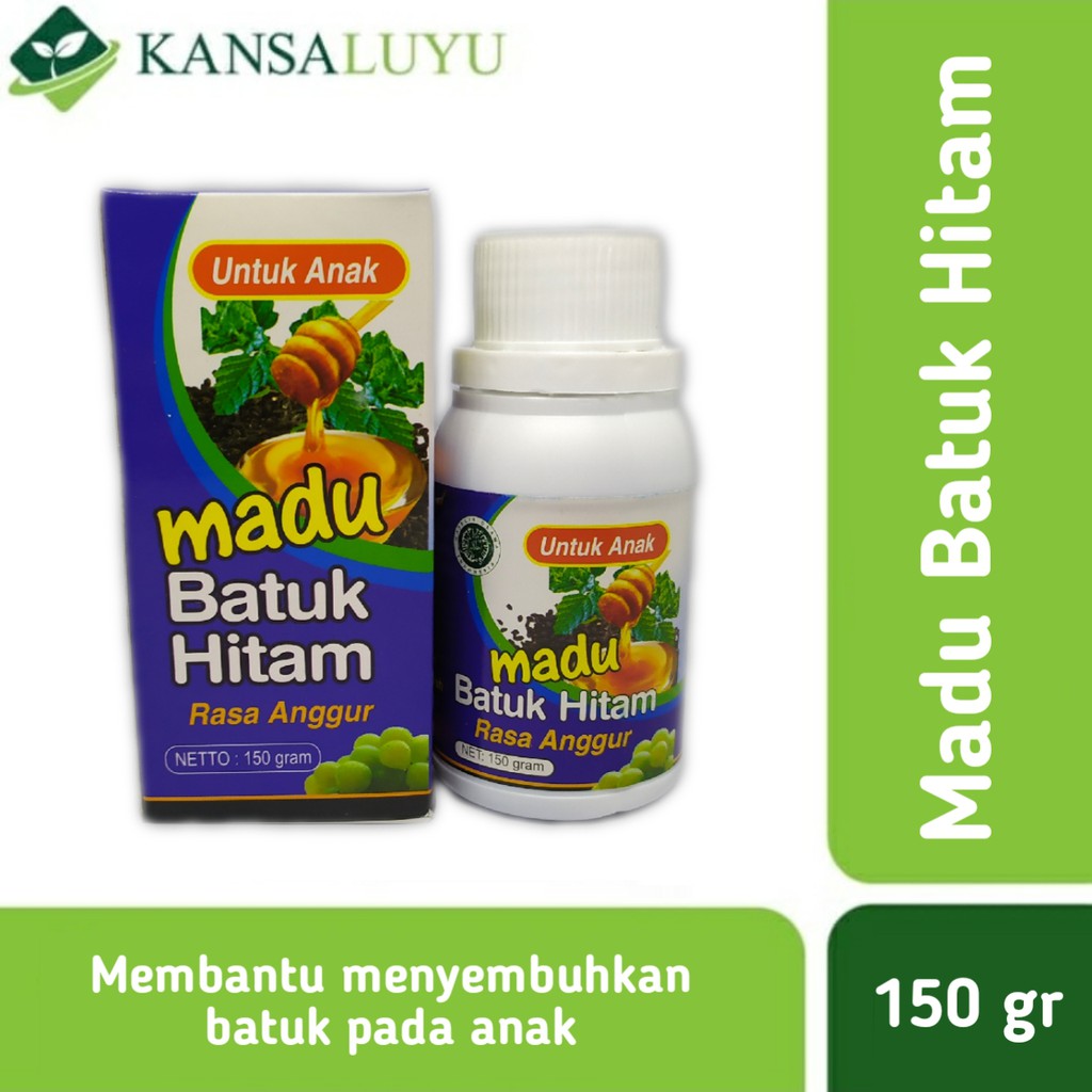 

Madu Batuk Hitam Rasa Anggur Untuk Anak