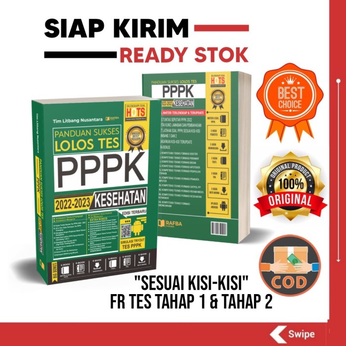 

DISKON HARGA BUKU PPPK SESUAI FR PANDUAN SUKSES LOLOS TES PPPK KESEHATAN TERBARU KPL391